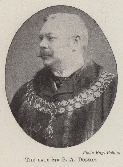 Avdøde Sir BA Dobson av English Photographer