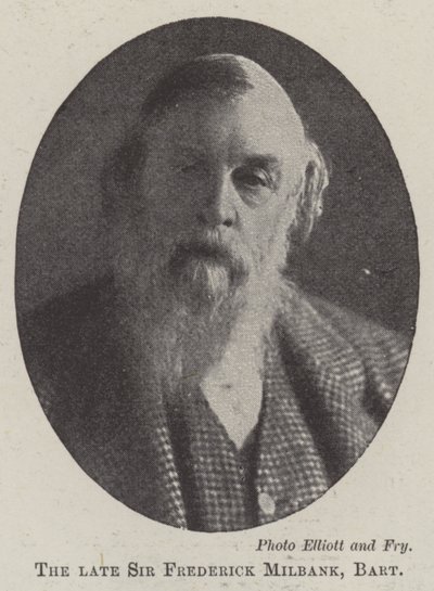 Avdøde Sir Frederick Milbank, Baronet av English Photographer