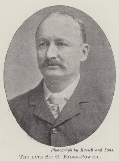 Avdøde Sir G Baden-Powell av English Photographer