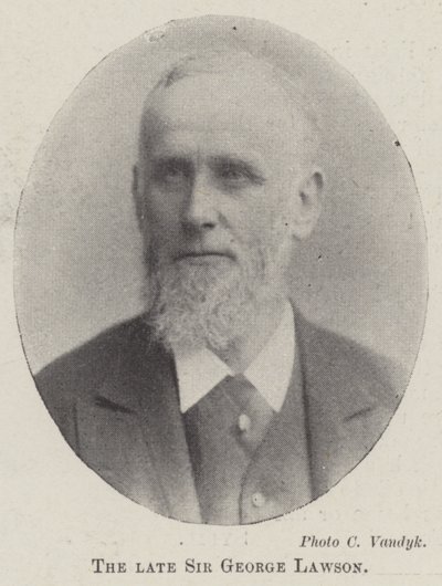 Avdøde Sir George Lawson av English Photographer