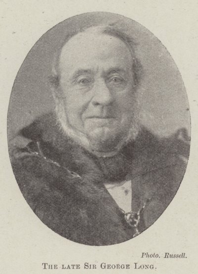 Avdøde Sir George Long av English Photographer