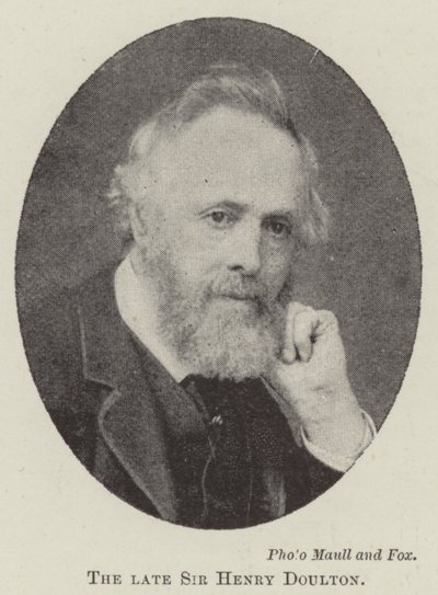Avdøde Sir Henry Doulton av English Photographer
