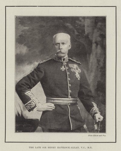 Avdøde Sir Henry Havelock-Allan, VC, MP av English Photographer