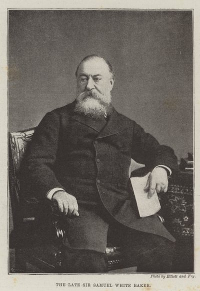 Avdøde Sir Samuel White Baker av English Photographer