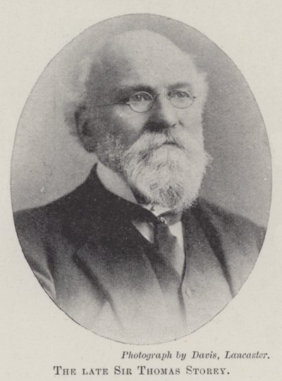 Avdøde Sir Thomas Storey av English Photographer