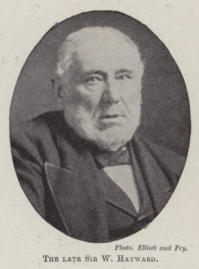 Avdøde Sir W Hayward av English Photographer