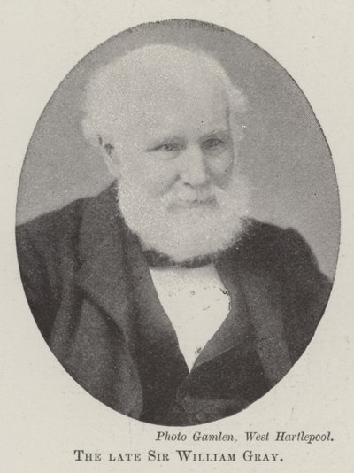 Avdøde Sir William Gray av English Photographer
