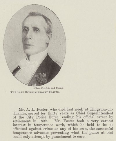 Avdøde superintendent Foster av English Photographer