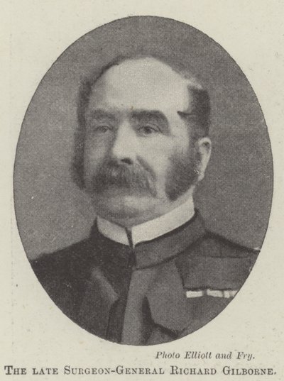 Avdøde kirurg-general Richard Gilborne av English Photographer