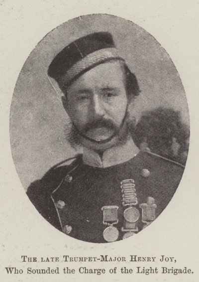 Avdøde trompet-major Henry Joy, som utropte Charge of the Light Brigade av English Photographer