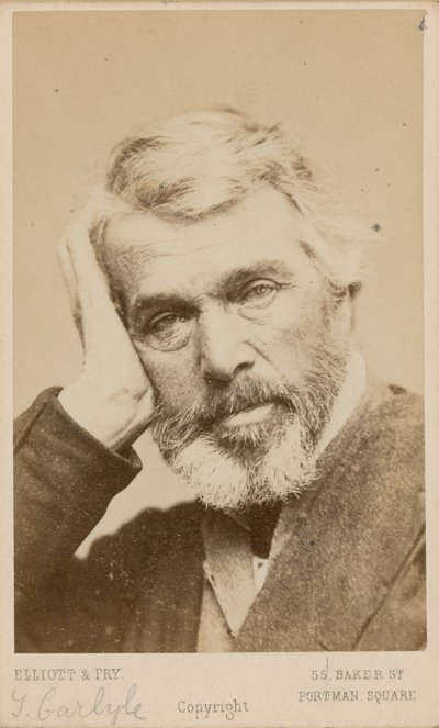 Thomas Carlyle av English Photographer