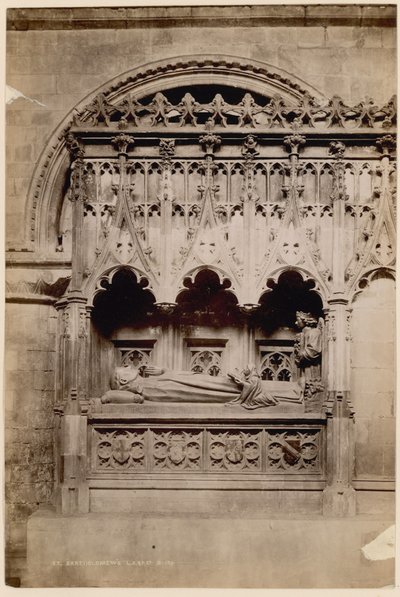 Graven til Prior Rayhere, Church of St Bartholomew the Great, Smithfield av English Photographer