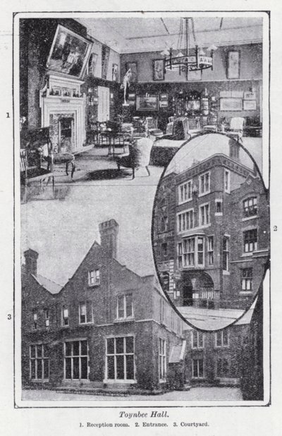 Toynbee Hall (s/hvitt bilde) av English Photographer
