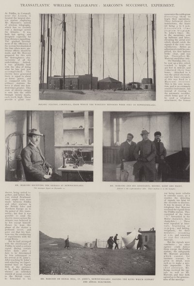 Transatlantic Wireless Telegraphy, Marconis vellykket eksperiment av English Photographer