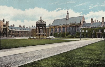 Trinity College, den store domstolen av English Photographer