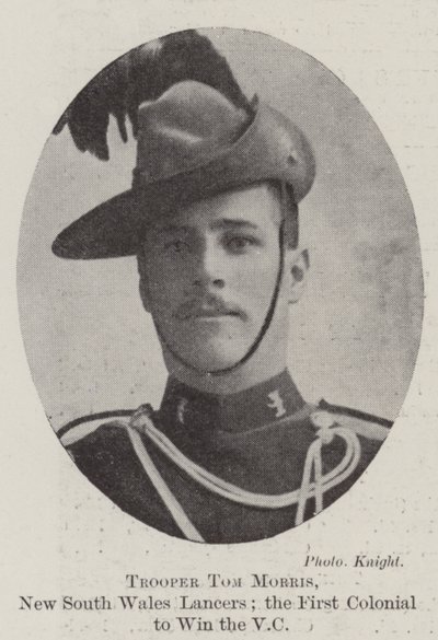 Trooper Tom Morris, New South Wales Lancers; den første kolonialen som vant VC av English Photographer