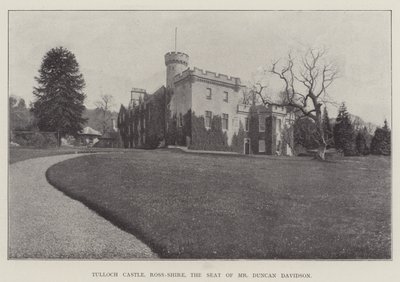Tulloch Castle, Ross-Shire, setet til Mr Duncan Davidson av English Photographer