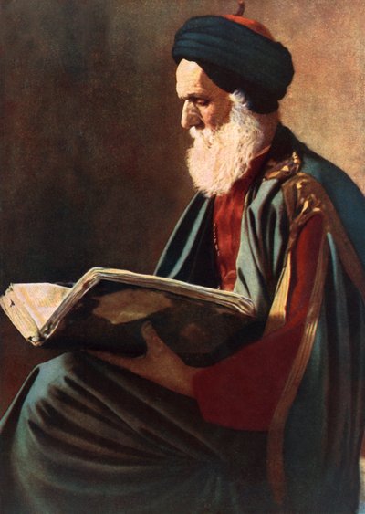 Tunisisk rabbiner (fargefoto) av English Photographer