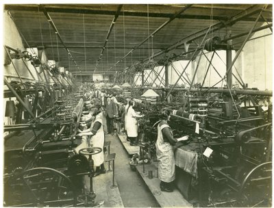 Kalkunveving, Hughes fabrikk nr. 2, 1923 av English Photographer