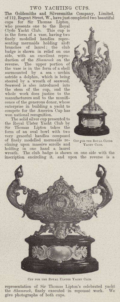To Yachting Cups av English Photographer