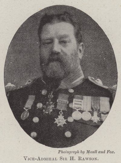 Viseadmiral Sir H Rawson av English Photographer