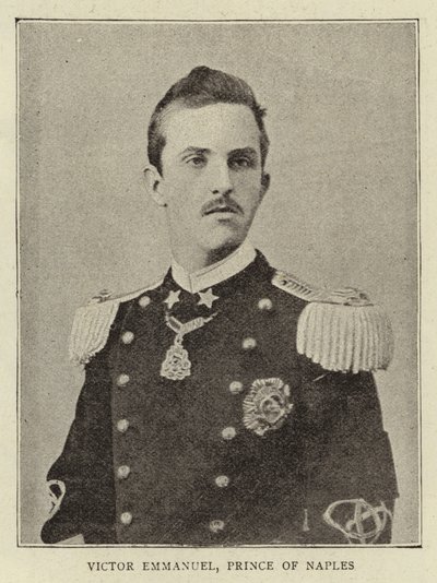 Victor Emmanuel, prins av Napoli av English Photographer