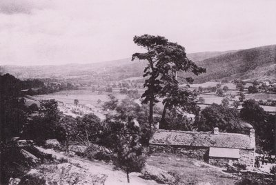 Utsikt fra stien til Elsie Lake (s/hvitt bilde) av English Photographer