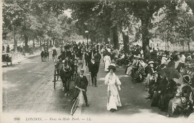 Utsikt over Hyde Park av English Photographer
