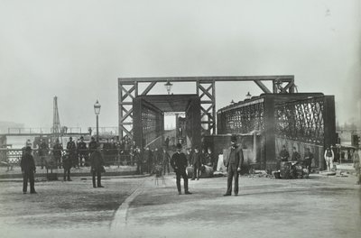 Utsikt over Woolwich Ferry, 1889 av English Photographer
