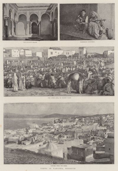 Utsikt i Tangier, Marokko av English Photographer