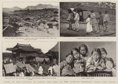 Utsikt i hovedstaden i Corea, sete for konflikten mellom Kina og Japan av English Photographer