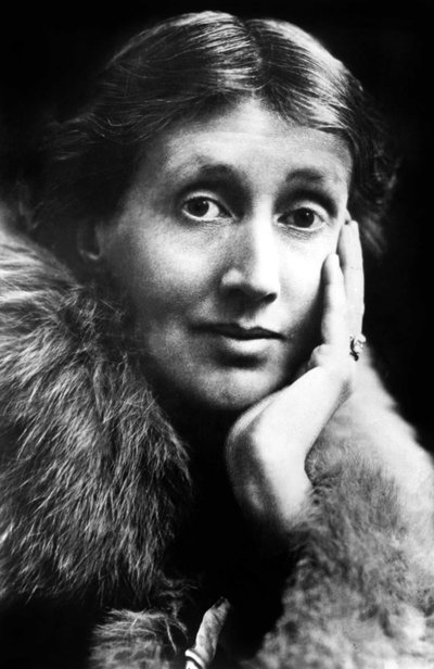 Virginia Woolf (1882–1941) engelsk forfatter, ca. 1930 (s/h-foto) av English Photographer