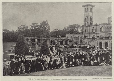 Besøk av Manchester Unity of Oddfellows til Grounds of Osborne House av English Photographer