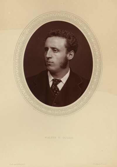 Walter William Ouless , britisk portrettmaler av English Photographer