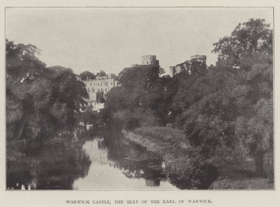 Warwick Castle, setet til jarlen av Warwick av English Photographer