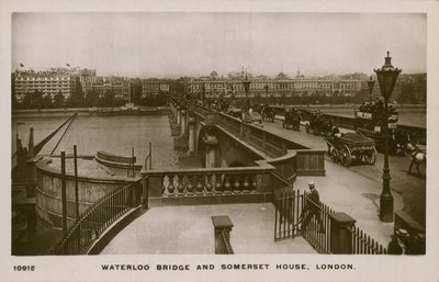 Waterloo Bridge og Somerset House, London av English Photographer