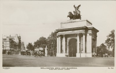 Wellington Arch og Quadriga, Hyde Park Corner av English Photographer