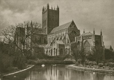 Wells Cathedral, fra Svanebassenget av English Photographer