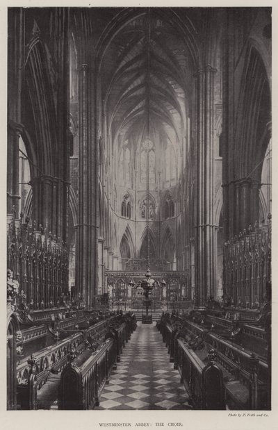 Westminster Abbey, koret av English Photographer