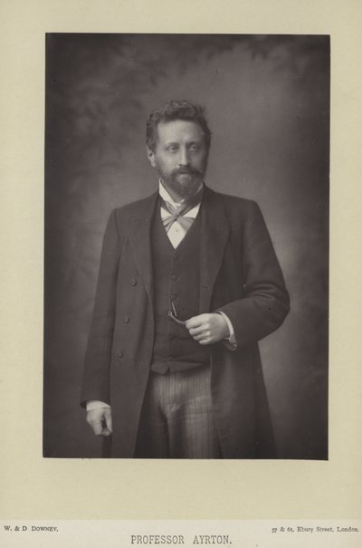 William Edward Ayrton av English Photographer
