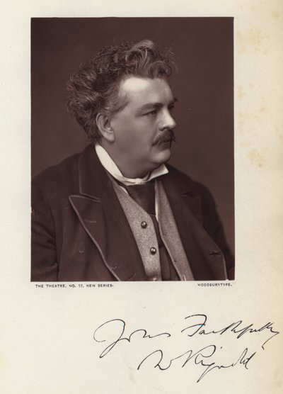William Rignold (s/hvitt bilde) av English Photographer
