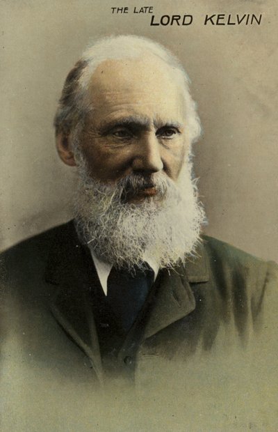 William Thomson, 1st Baron Kelvin (1824-1907), britisk fysiker og ingeniør (farget bilde) av English Photographer