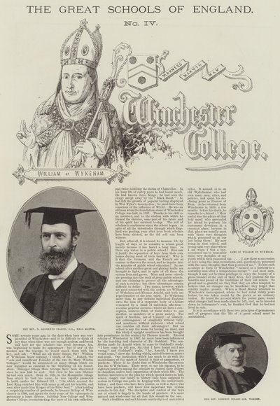 Winchester College av English Photographer