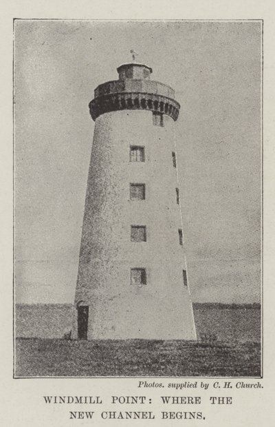 Windmill Point, der den nye kanalen begynner av English Photographer