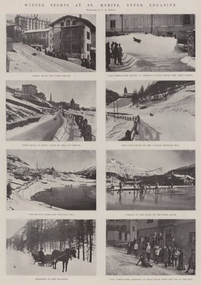 Vintersport i St Moritz, Øvre Engadine av English Photographer