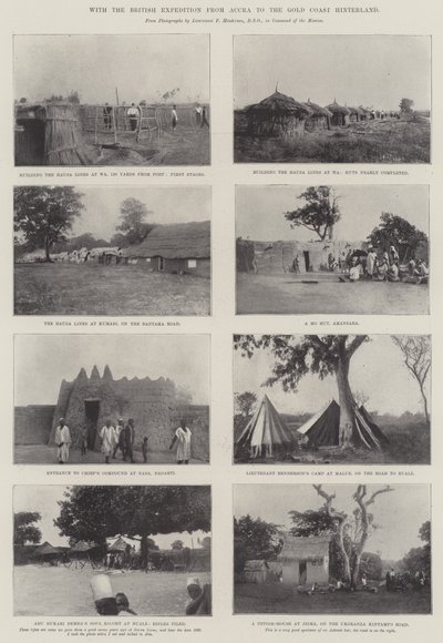 Med den britiske ekspedisjonen fra Accra til Gold Coast Hinterland av English Photographer