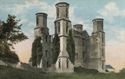 Wothorpe Towers, ruinene av en Jacobean lodge, Cambridgeshire (bilde) av English Photographer