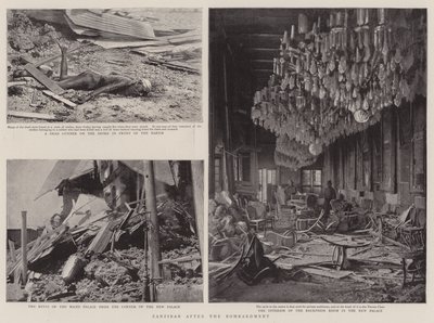 Zanzibar etter bombardementet av English Photographer
