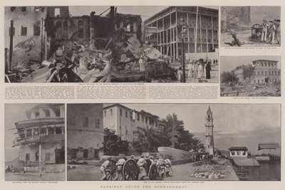 Zanzibar etter bombardementet av English Photographer