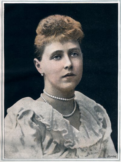 Portrett av Marie av Romania (Marie Alexandra Victoria, tidligere prinsesse Marie av Edinburgh) av English Photographer English Photographer